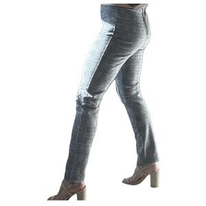 H&M Black and White Houndstooth high waisted stretch slacks